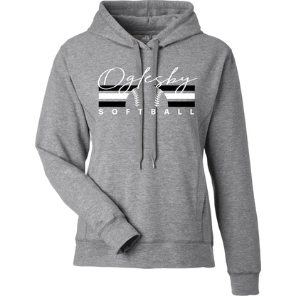 STRIPE OGLESBY SOFTBALL LOGO SUPER SOFT HOODIE