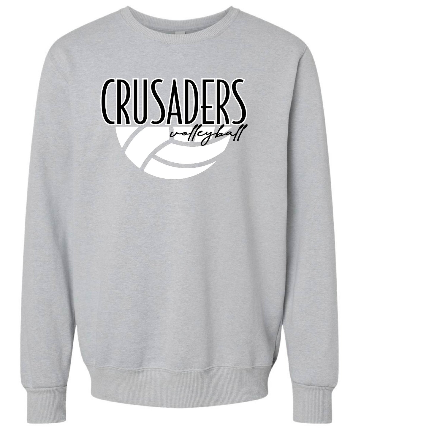 CRUSADERS VOLLEYBALL CREWNECK (25) 1/2 BALL