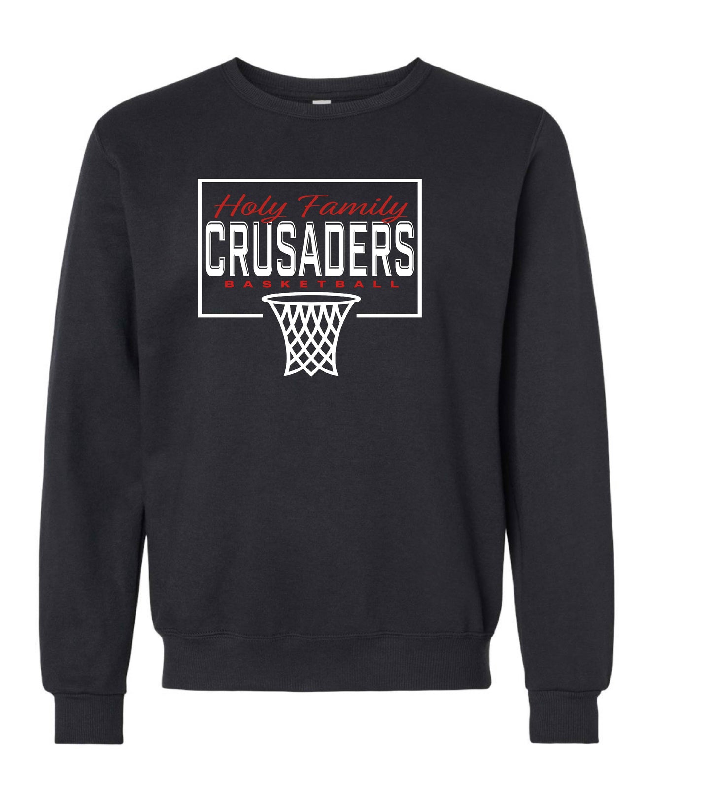 HOLY FAMILY BASKETBALL HOOP HOODIE/CREWNECK (24/25)