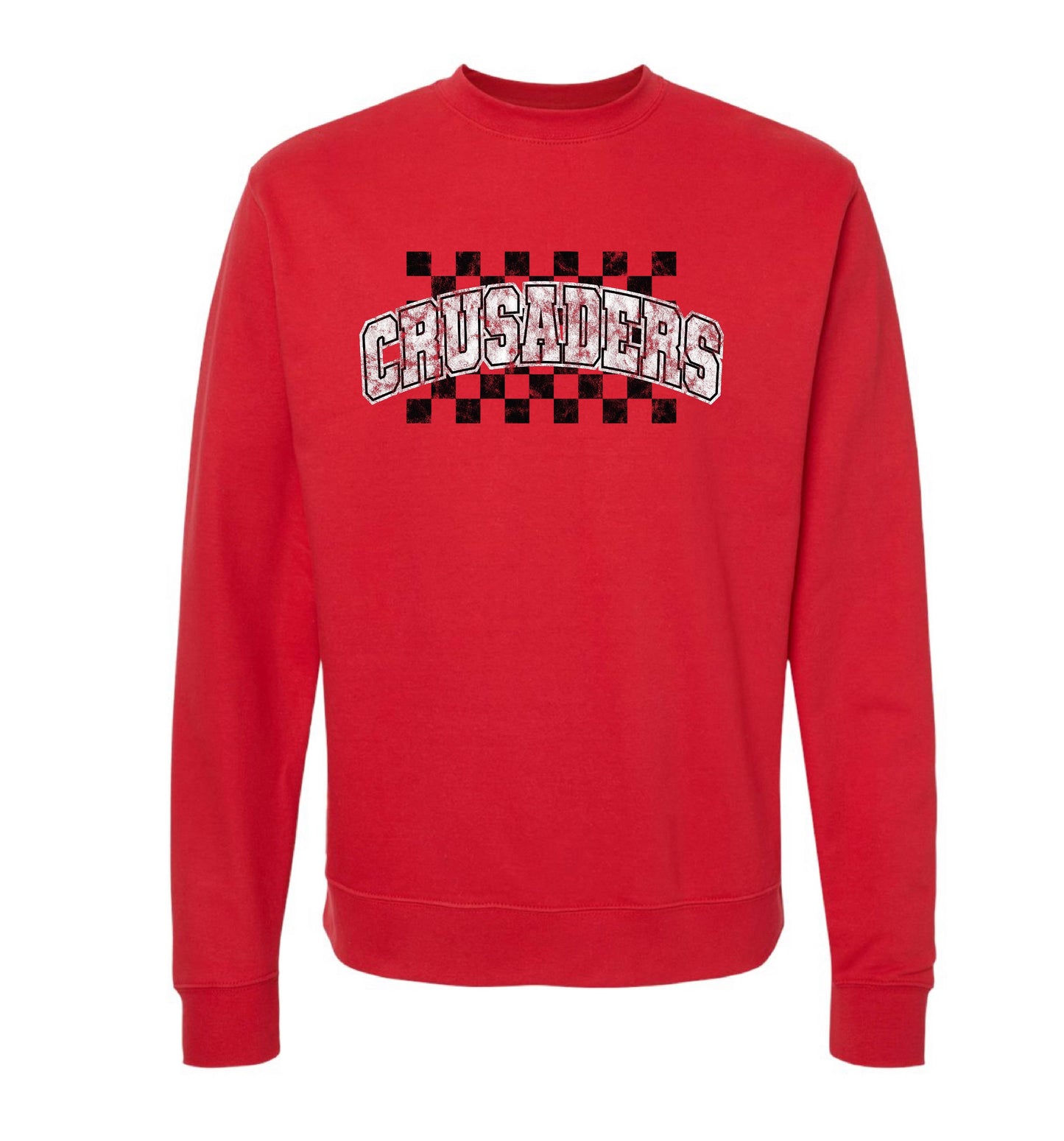 CHECKERED CRUSADERS HOODIE/TSHIRT/CREW MULTIPLES STYLES