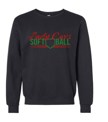 SOFTBALL PLATE CREWNECK SWEATSHIRTS