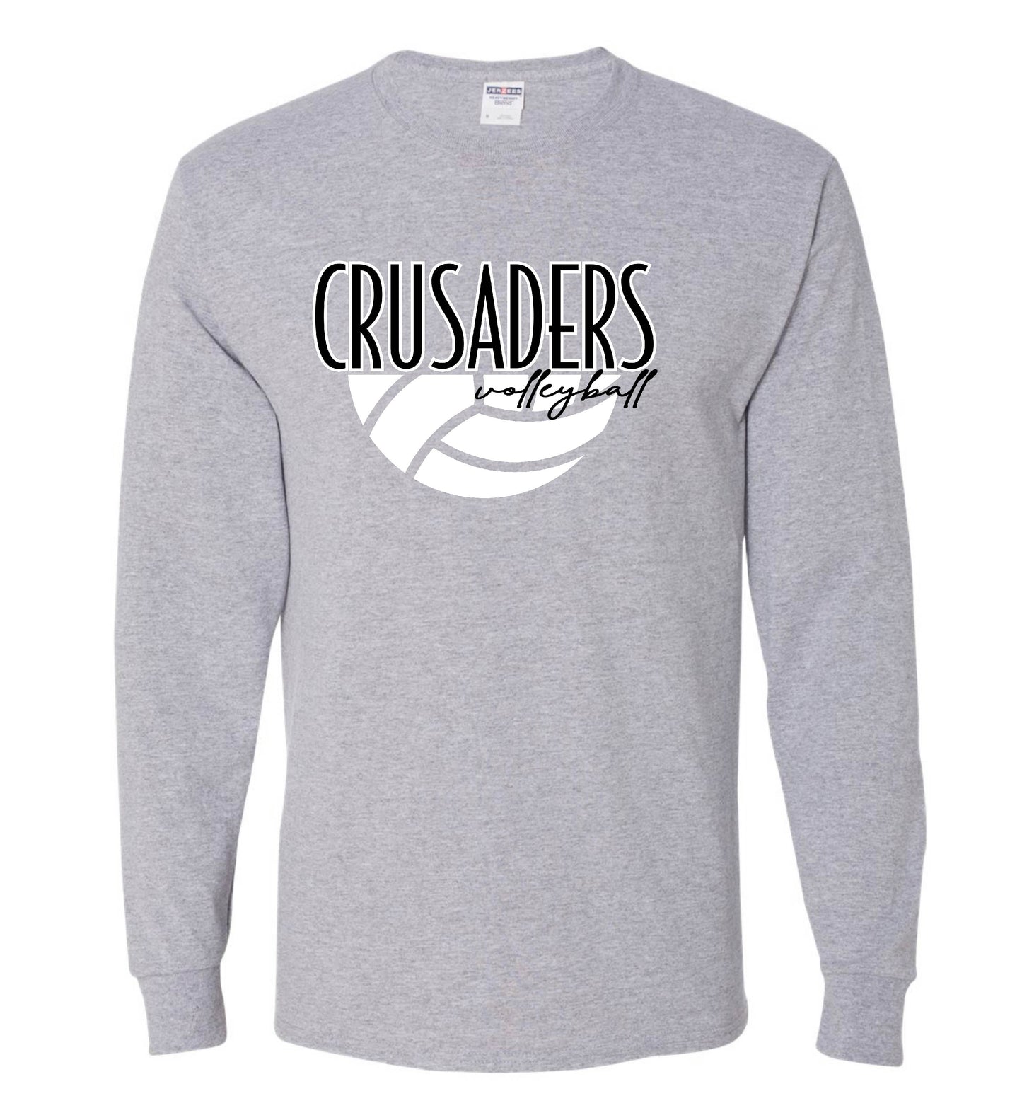 CRUSADERS VOLLEYBALL LONG SLEEVE (25) 1/2 BALL