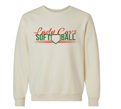 SOFTBALL PLATE CREWNECK SWEATSHIRTS