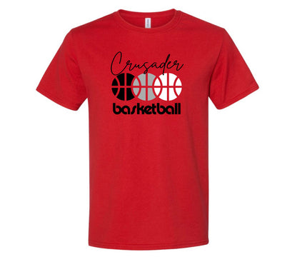 CRUSADER BASKETBALL TRIPLE TSHIRT & LONG SLEEVE (24/25)