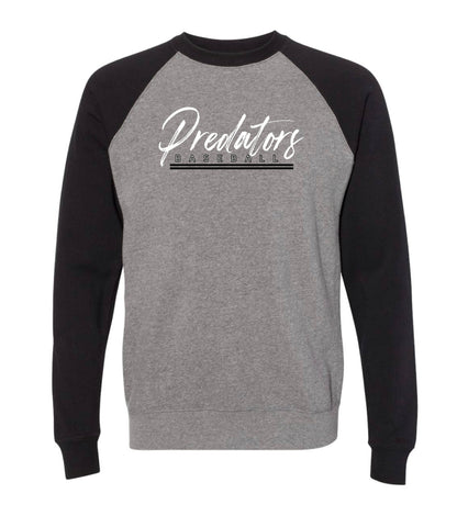 PREDATORS BASEBALL  -  CREWNECK (various styles)