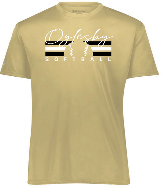 STRIPE OGLESBY SOFTBALL TEAM COLOR SOLID DRIFIT TSHIRTS