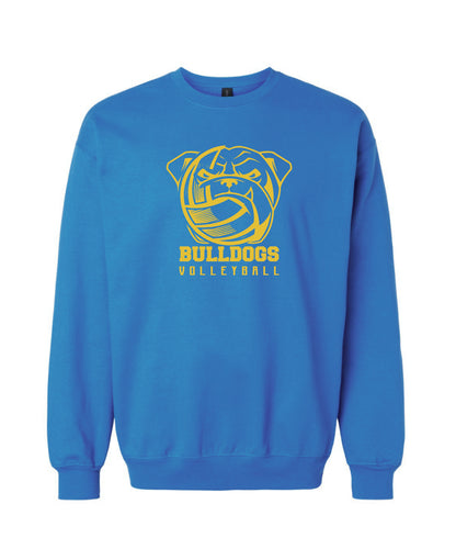 BULLDOGS VOLLEYBALL CREWNECK SWEATSHIRTS