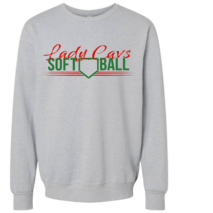 SOFTBALL PLATE CREWNECK SWEATSHIRTS