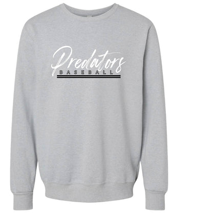 PREDATORS BASEBALL  -  CREWNECK (various styles)