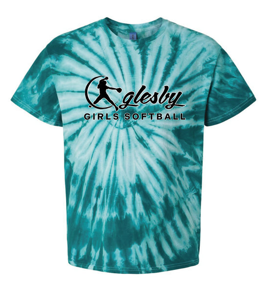OGLESBY SOFTBALL LOGO TEAM COLOR SOLID TIE DYE TSHIRTS