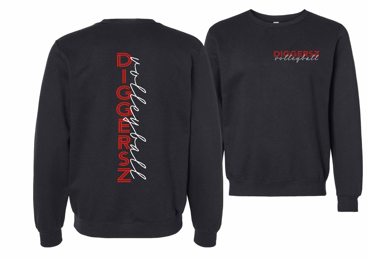 DIGGERSZ VOLLEYBALL FRONT/BACK design 24/25