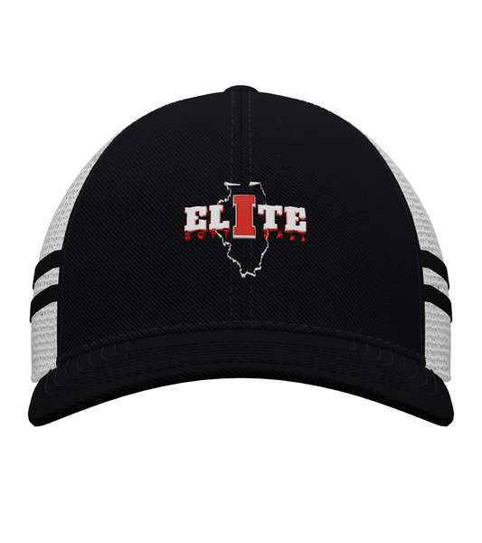 IL ELITE LOW PROFILE STRIPE TRUCKER HAT