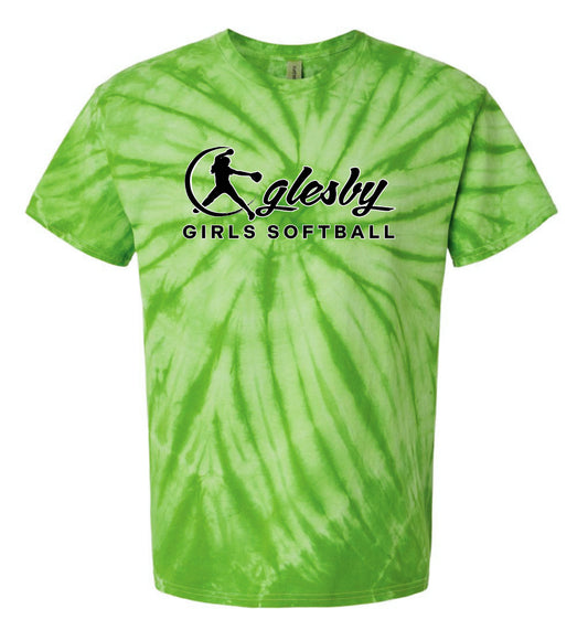 OGLESBY SOFTBALL LOGO TEAM COLOR SOLID TIE DYE TSHIRTS