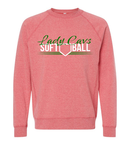 SOFTBALL PLATE CREWNECK SWEATSHIRTS