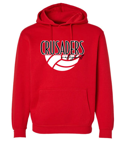 CRUSADERS VOLLEYBALL HOODED (25) 1/2 BALL