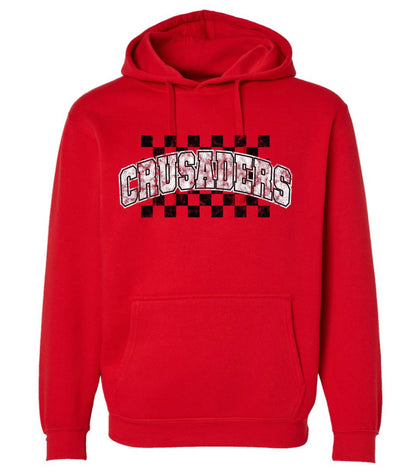 CHECKERED CRUSADERS HOODIE/TSHIRT/CREW MULTIPLES STYLES