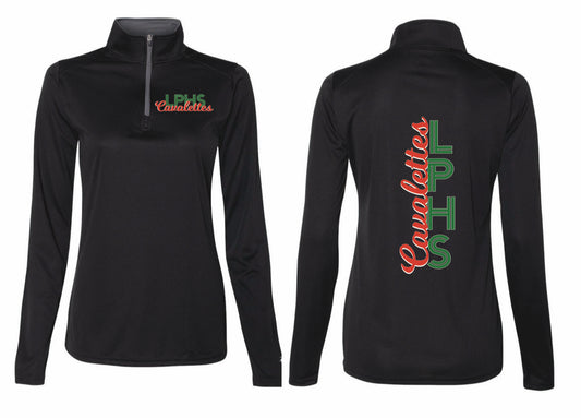 WOMENS LPHS CAVALETTES F/B DESIGN 1/4 ZIP DRIFIT