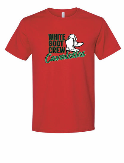 WHITE BOOT CREW T SHIRTS / LONG SLEEVE
