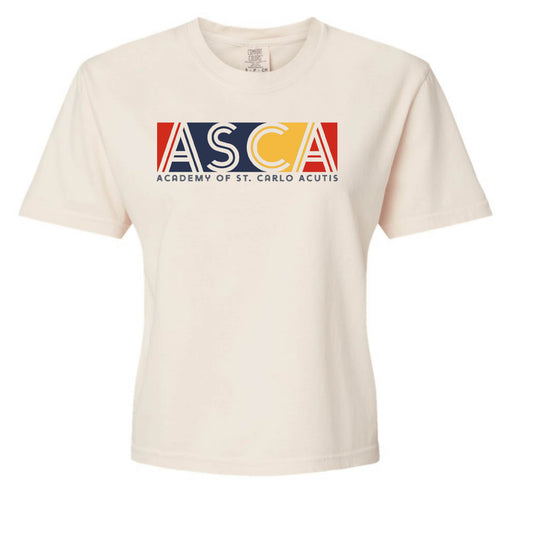 ASCA -  WOMENS BOXY CROP T