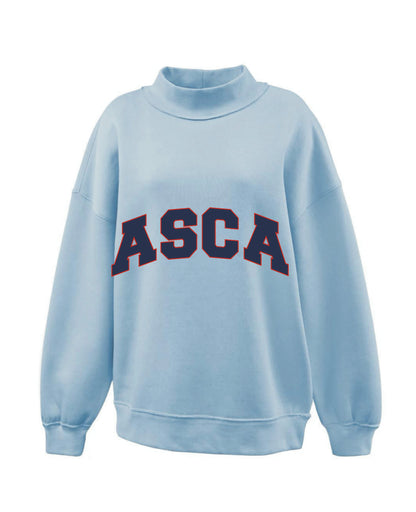 ASCA WOMEN’S MOCKNECK SWEATSHIRT (MULTIPLE COLORS)