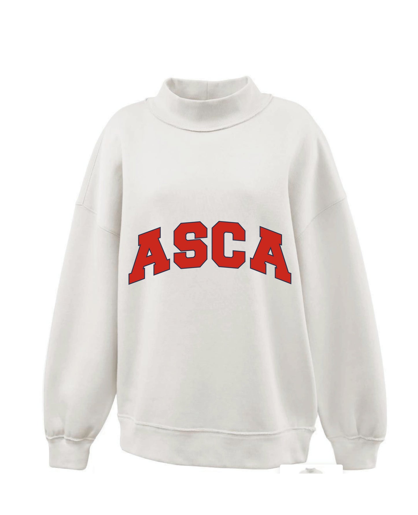 ASCA WOMEN’S MOCKNECK SWEATSHIRT (MULTIPLE COLORS)