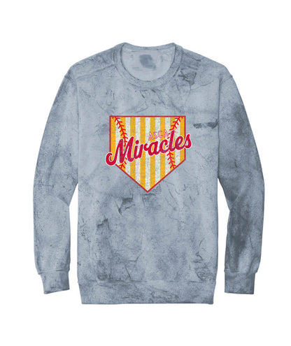 ASCA - SOFTBALL home plate - CREWNECK (MULTIPLE OPTIONS)