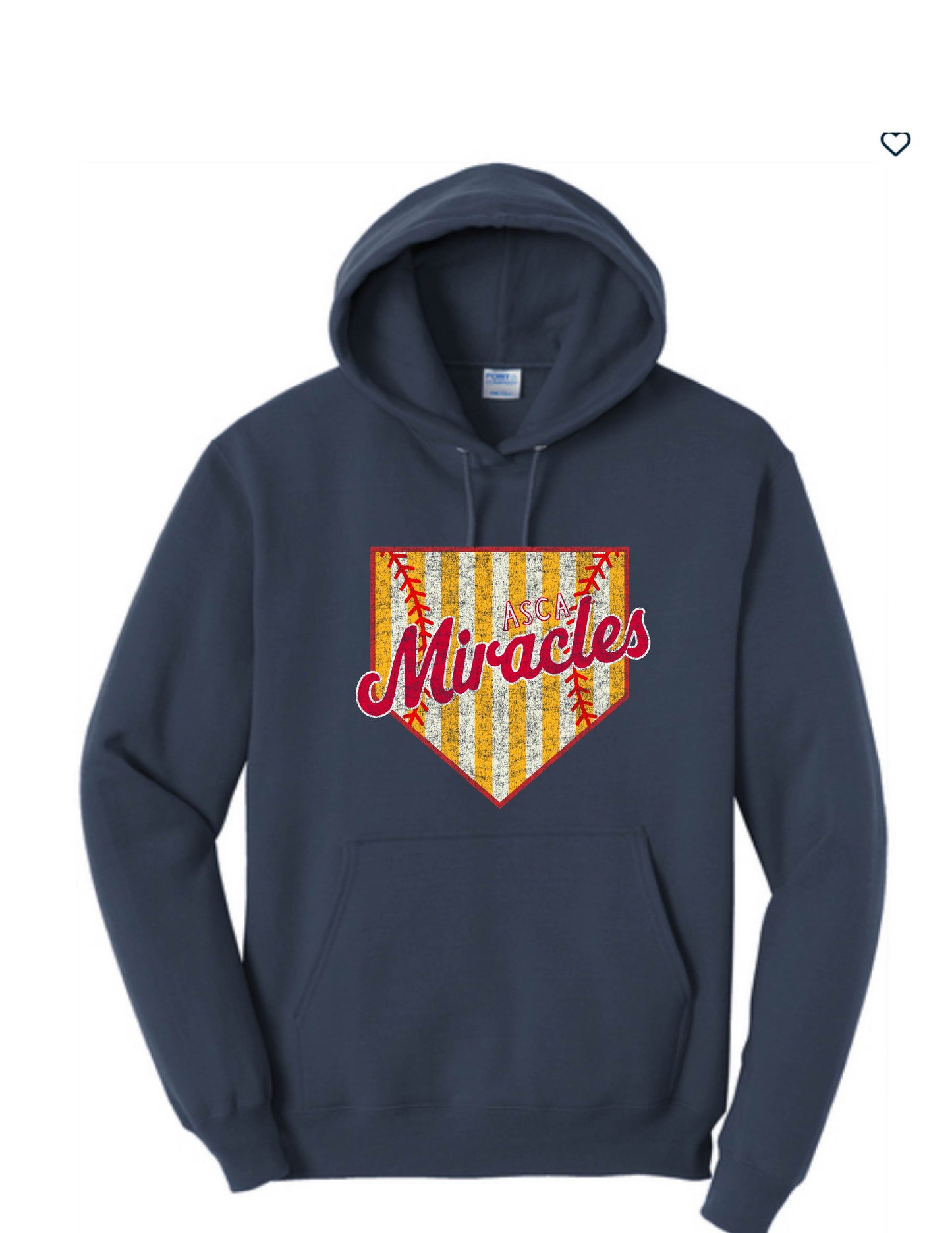 ASCA - SOFTBALL. Home plate - HOODIES (MULTIPLE STYLES)