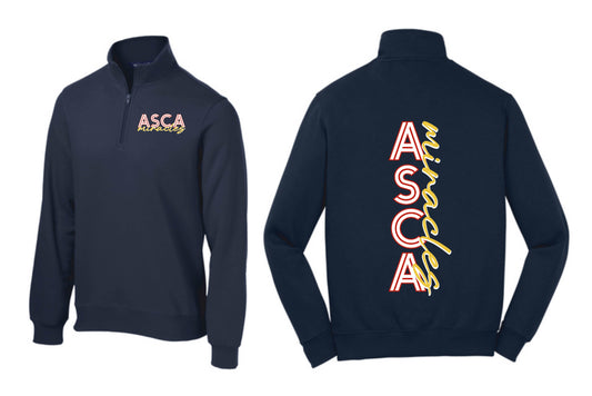 ASCA -  F/B DESIGN 1/4 ZIP (MULTIPLE STYLES)