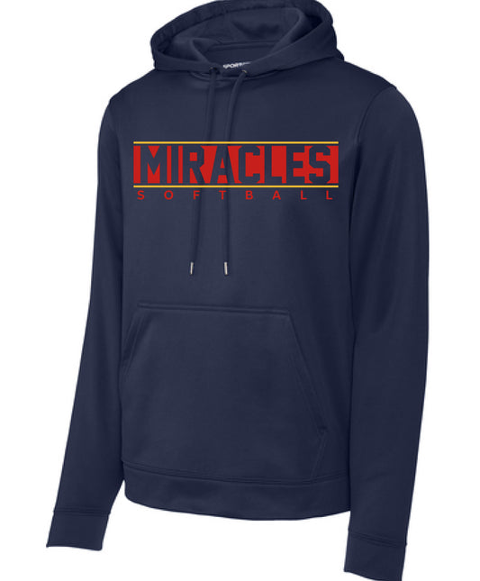 MIRACLES  -SOFTBALL - DRIFIT T’S AND HOODIES