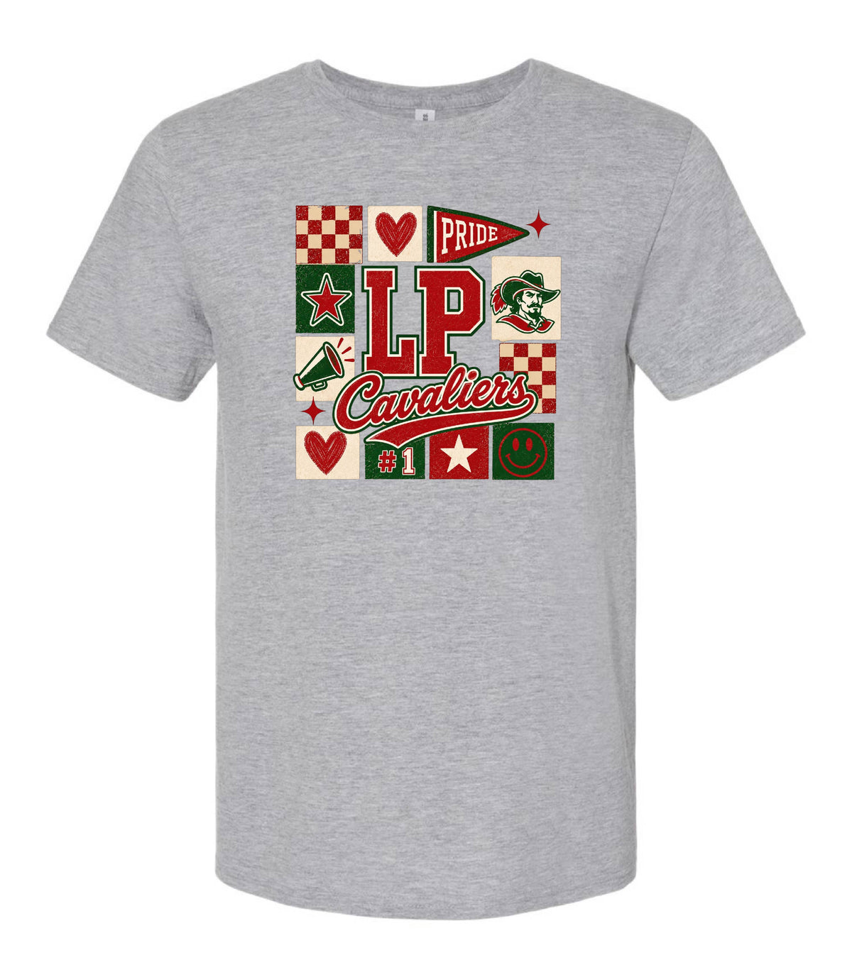 LP CHEER SQUARE COLLAGE -  T SHIRTS  (MULTIPLE OPTIONS)
