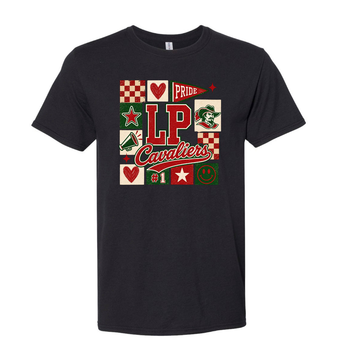 LP CHEER SQUARE COLLAGE -  T SHIRTS  (MULTIPLE OPTIONS)
