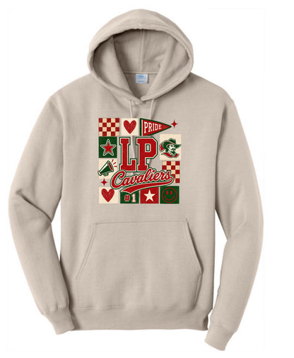 LP CHEER SQUARE COLLAGE -    HOODIES (MULTIPLES OPTIONS)