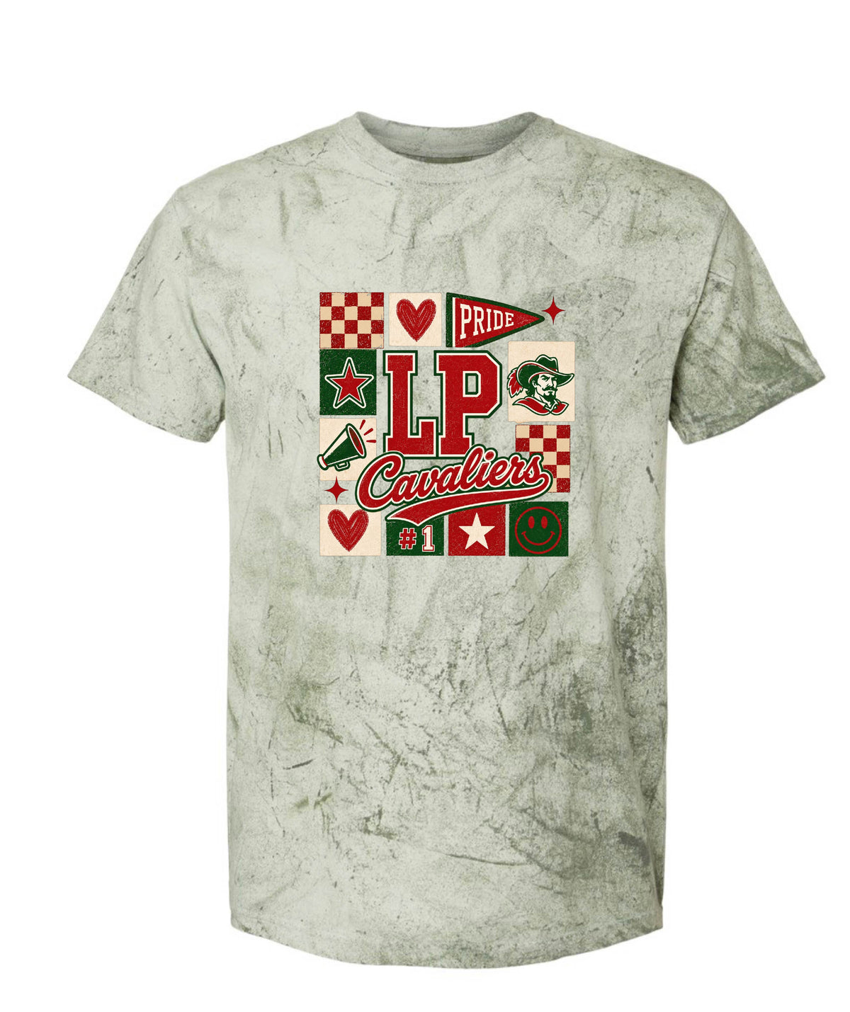 LP CHEER SQUARE COLLAGE -  T SHIRTS  (MULTIPLE OPTIONS)