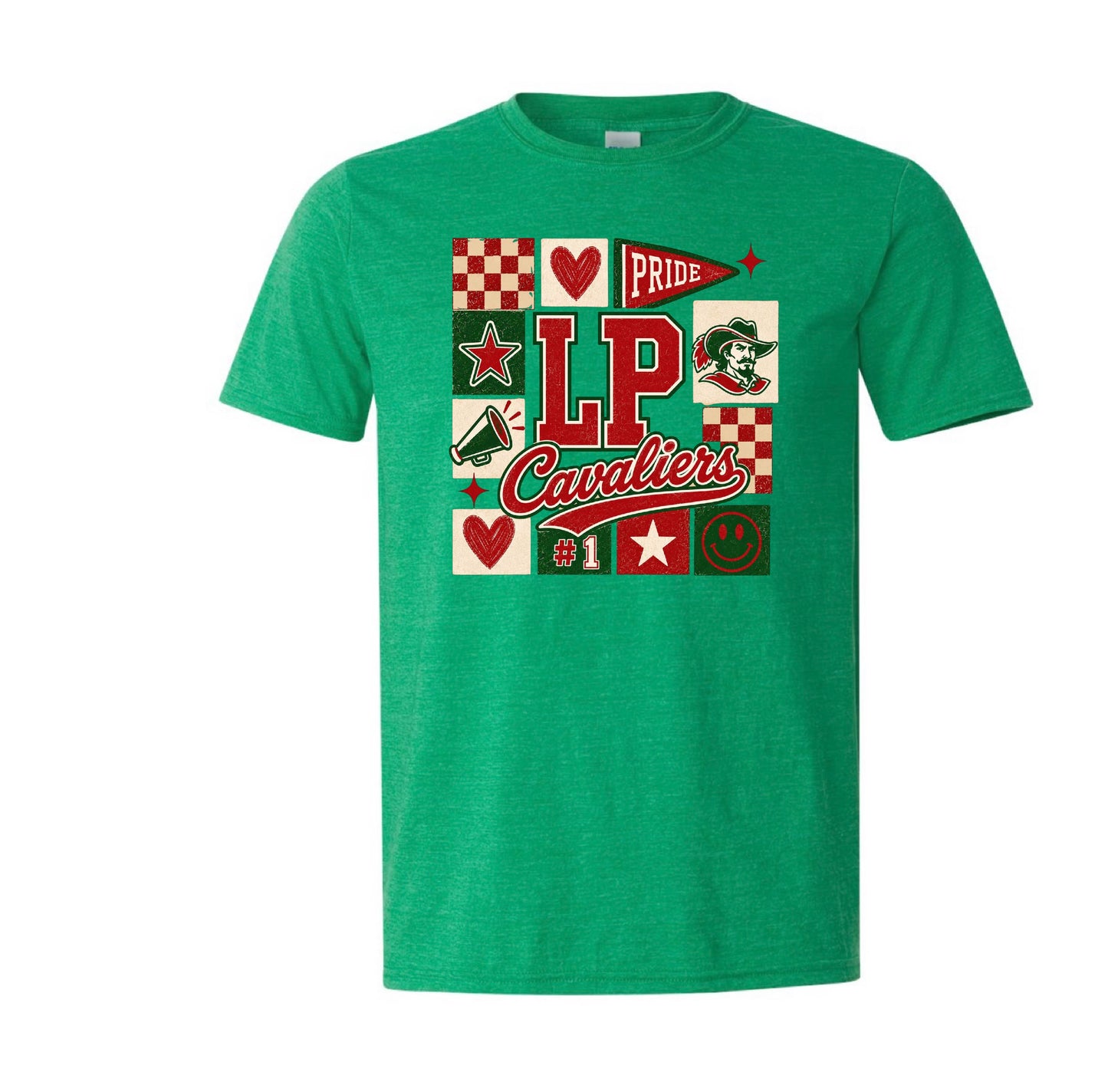 LP CHEER SQUARE COLLAGE -  T SHIRTS  (MULTIPLE OPTIONS)