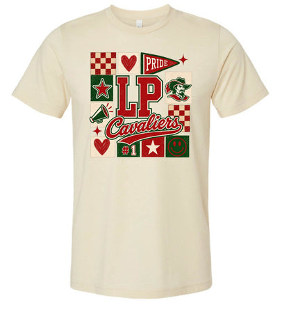 LP CHEER SQUARE COLLAGE -  T SHIRTS  (MULTIPLE OPTIONS)