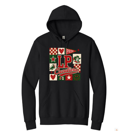 LP CHEER SQUARE COLLAGE -    HOODIES (MULTIPLES OPTIONS)