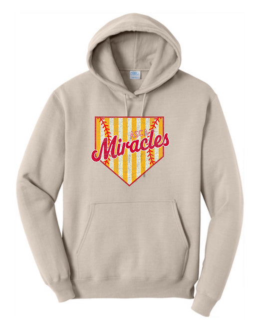 ASCA - SOFTBALL. Home plate - HOODIES (MULTIPLE STYLES)