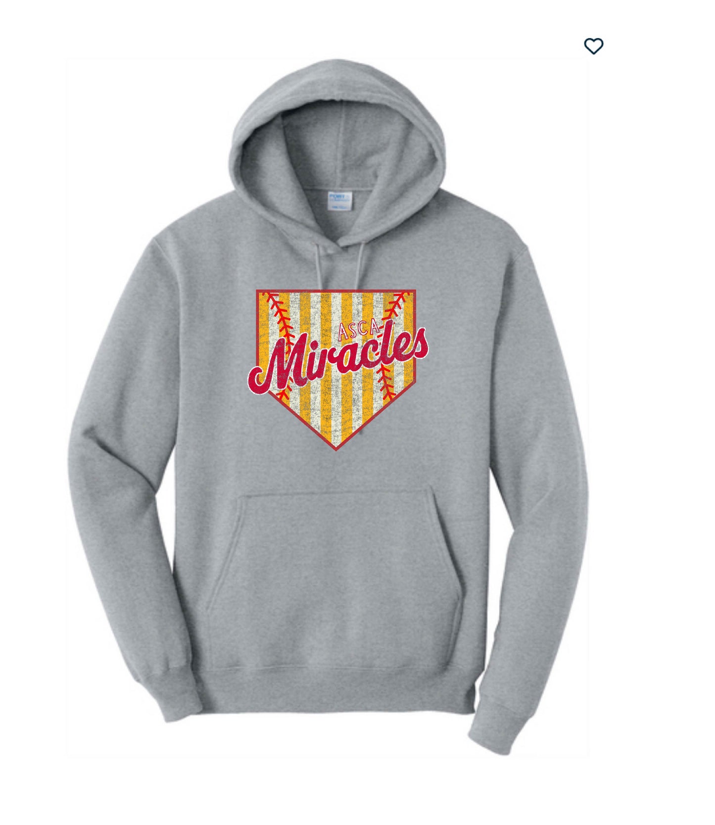 ASCA - SOFTBALL. Home plate - HOODIES (MULTIPLE STYLES)