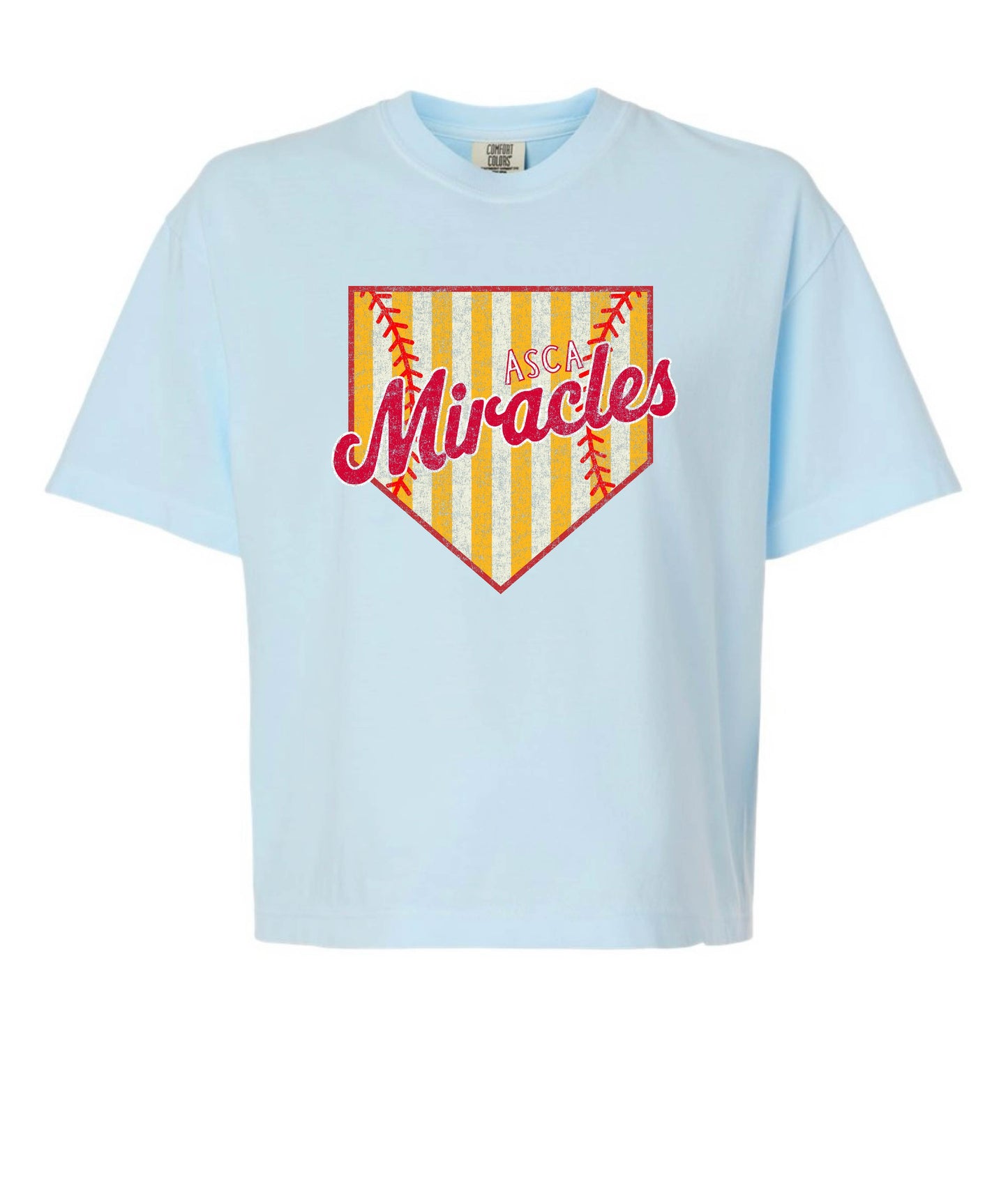 ASCA - SOFTBALL home plate (WOMEN’S BOXY T)