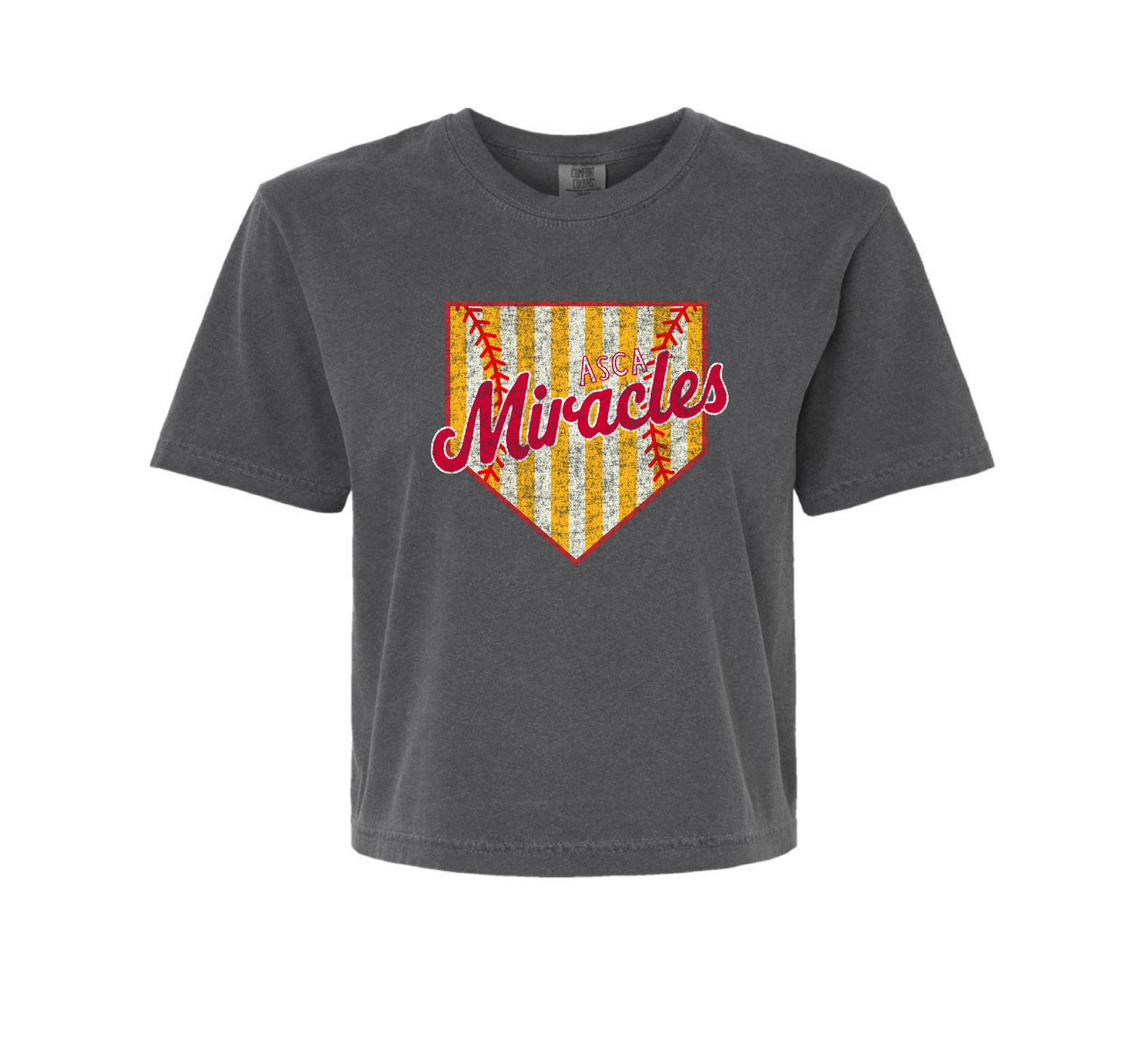 ASCA - SOFTBALL home plate (WOMEN’S BOXY T)