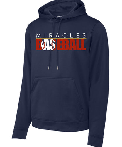 MIRACLES  -BASEBALL - DRIFIT T’S AND HOODIES