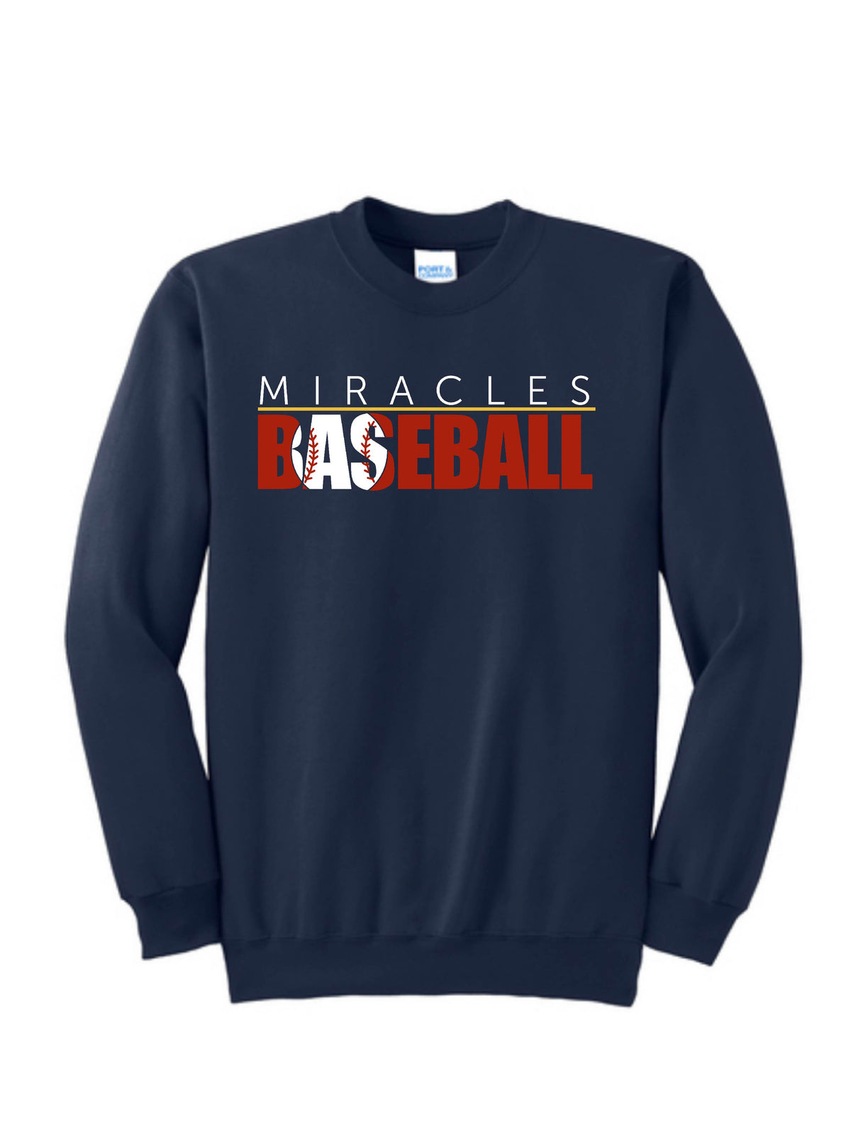 MIRACLES - BASEBALL - CREWNECK (MULTIPLE OPTIONS)