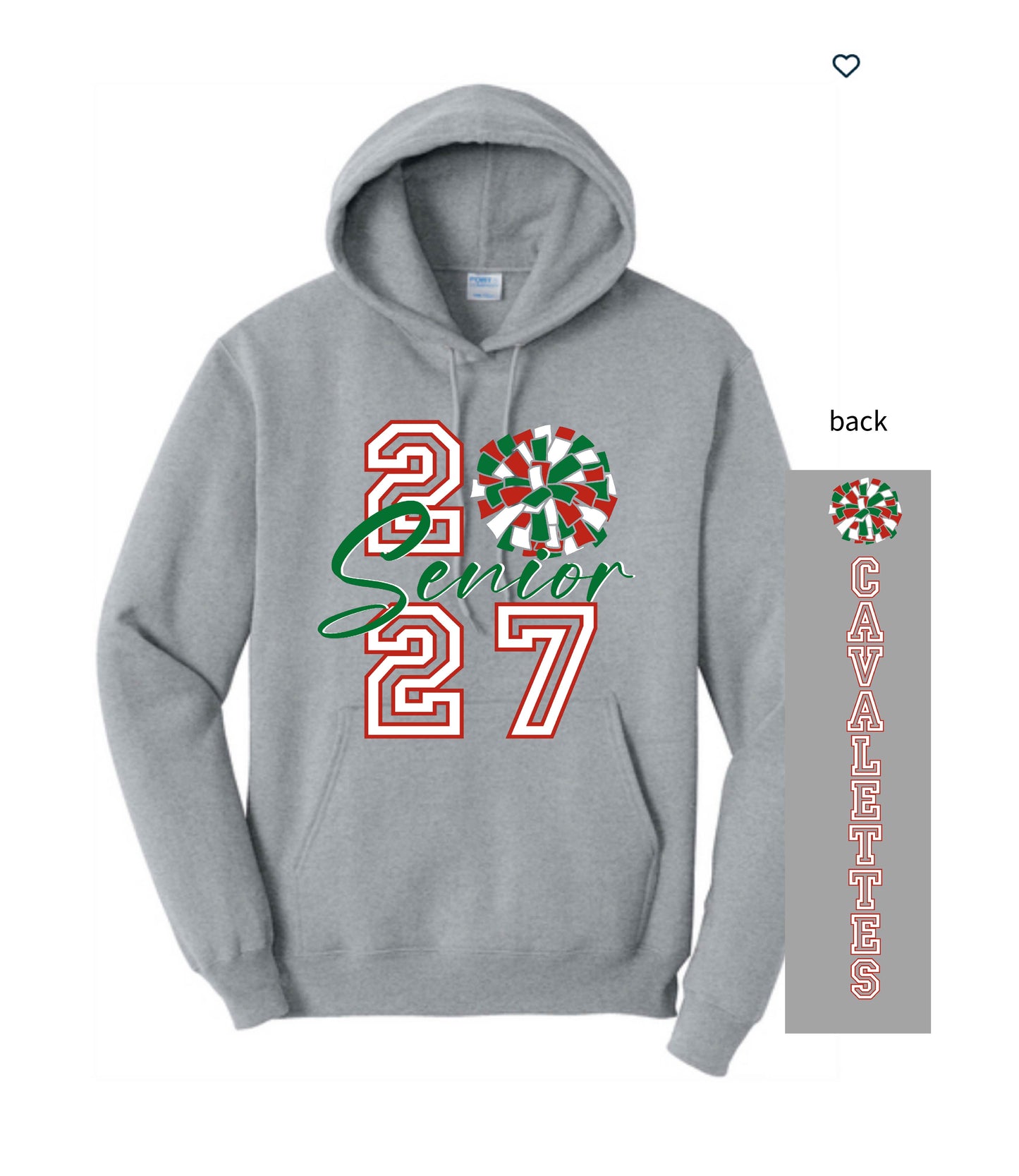 2027 Cavalettes -SENIORS -  TSHIRT & SWEATSHIRTS (MULTIPLE OPTIONS)