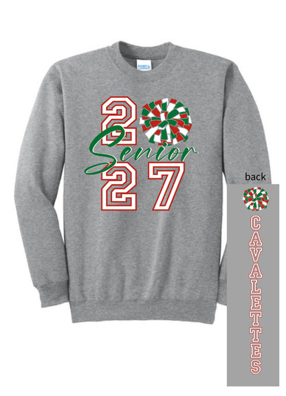 2027 Cavalettes -SENIORS -  TSHIRT & SWEATSHIRTS (MULTIPLE OPTIONS)