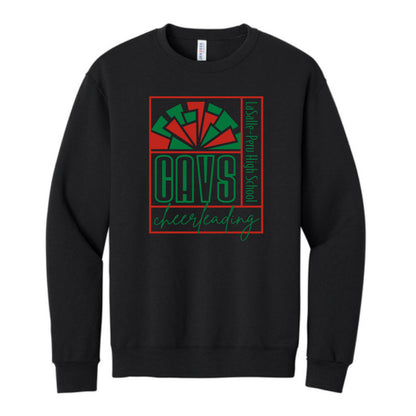 CAVS- CHEERLEADING -   CREWNECKS