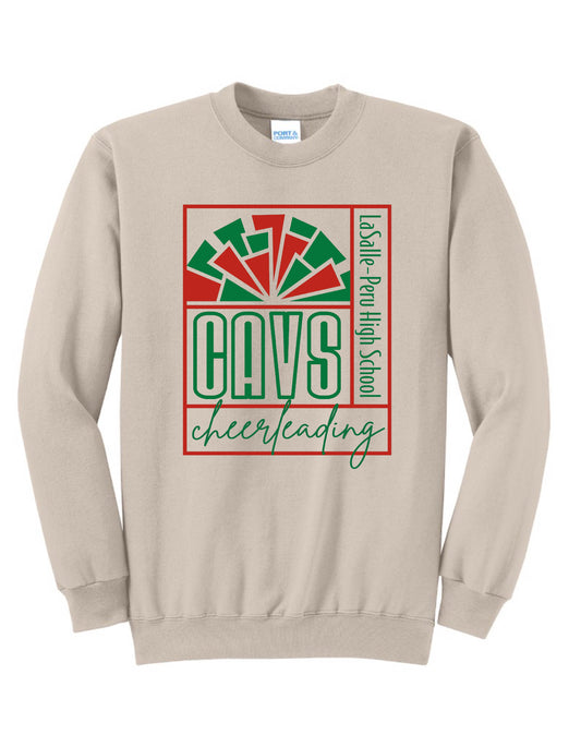 CAVS- CHEERLEADING -   CREWNECKS