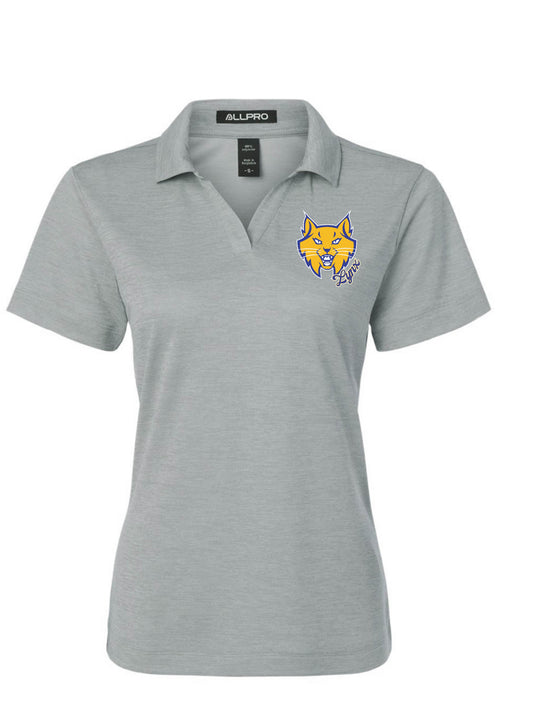 AP- Women’s performance melange polo  (MULT. OPTIONS)