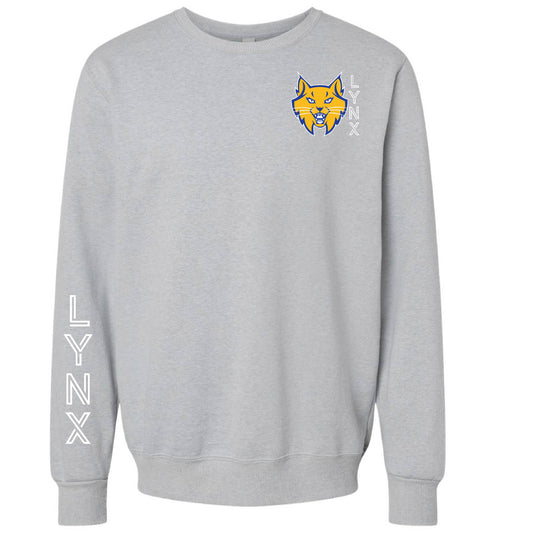 FRNT/ARM LASALLE LYNX  SWEATSHIRTS (HOODIES & CREWNECKS) VARIOUS COLORS)