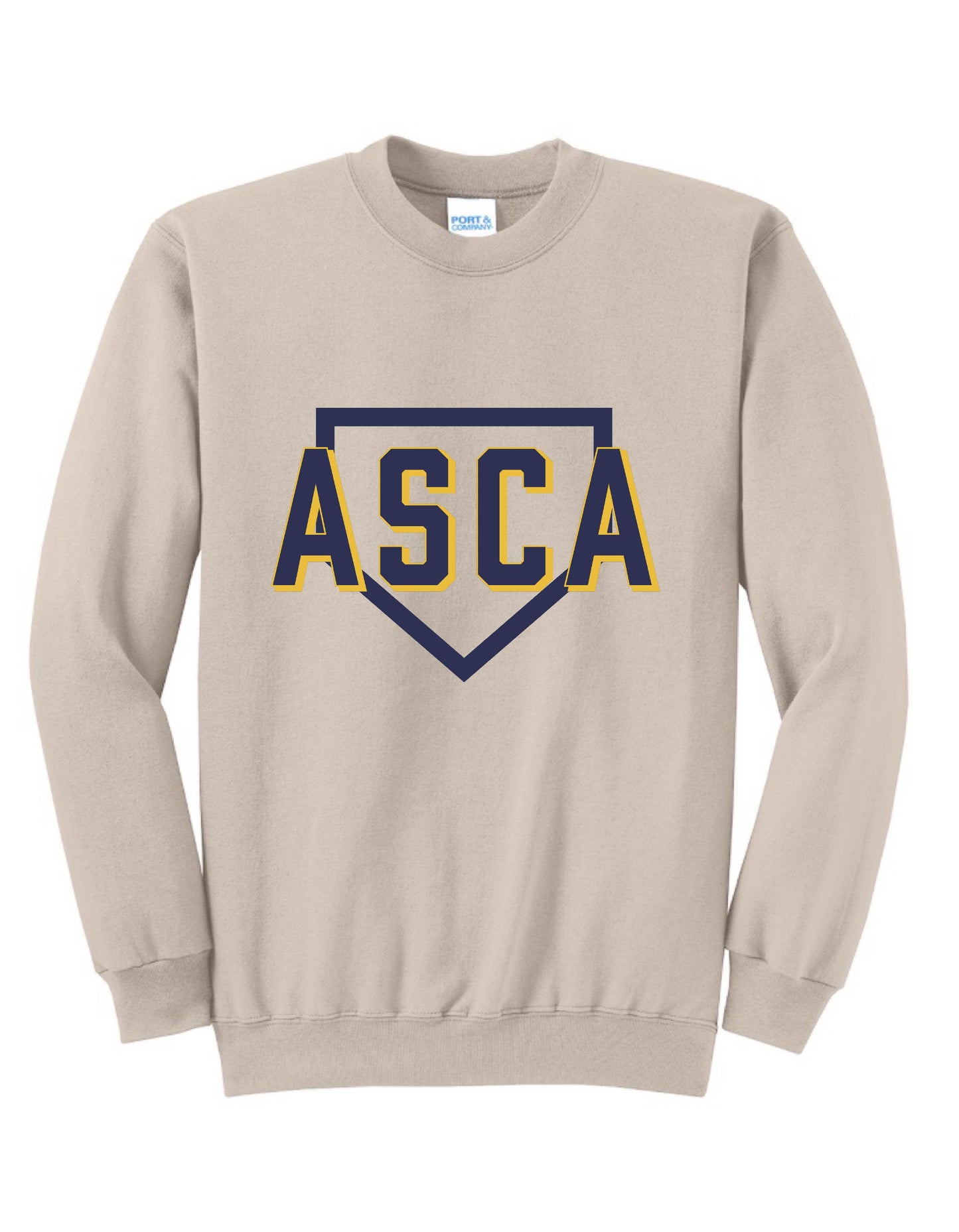 ASCA - home plate - CREWNECK (MULTIPLE OPTIONS)