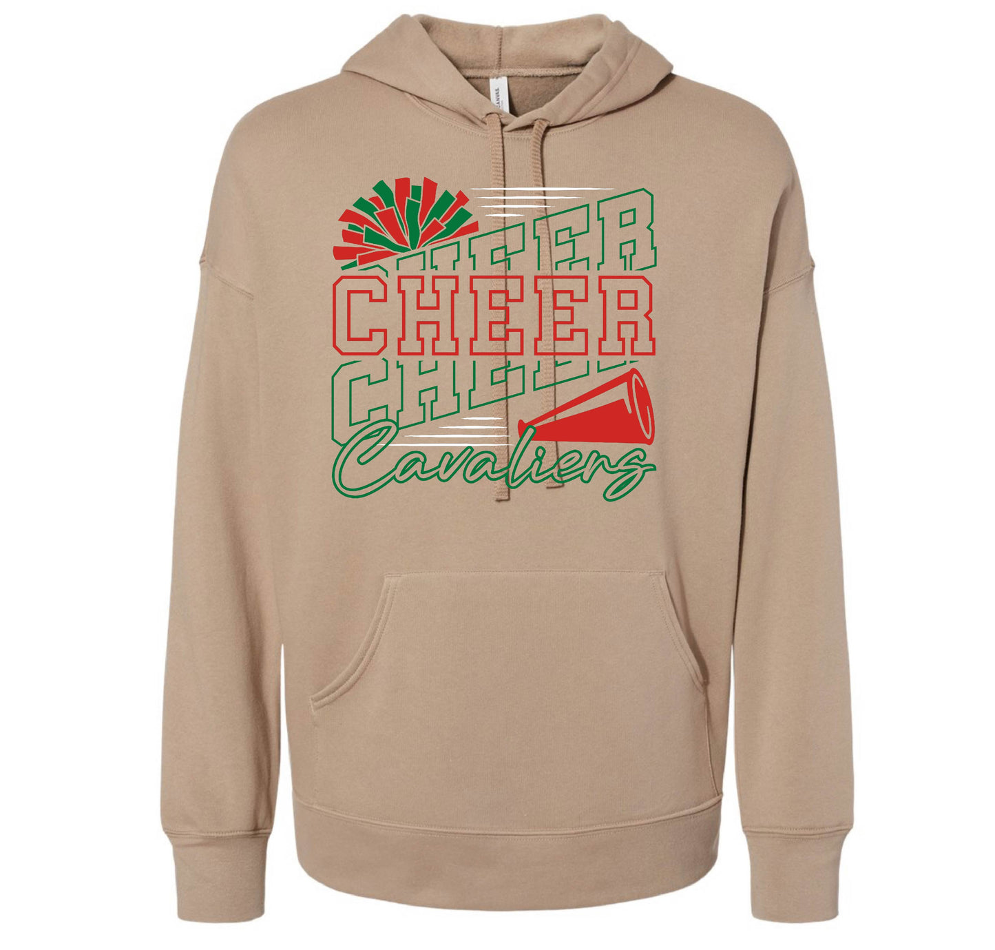 CHEER CHEER CHEER CAVALIERS -  HOODIES (MULTIPLES OPTIONS)